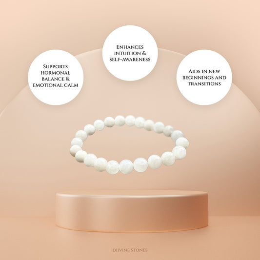 Diivine Moonstone – Intuition & Feminine Energy Stone