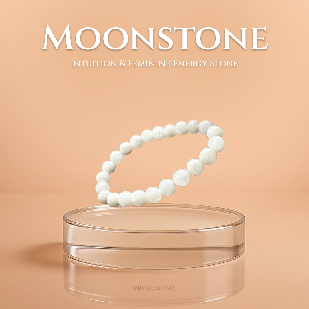 Diivine Moonstone – Intuition & Feminine Energy Stone