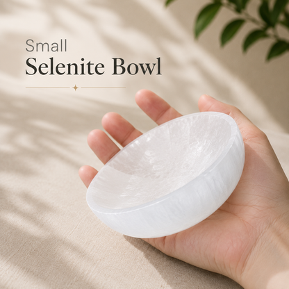 Diivine Selenite Crystal Charging Bowl