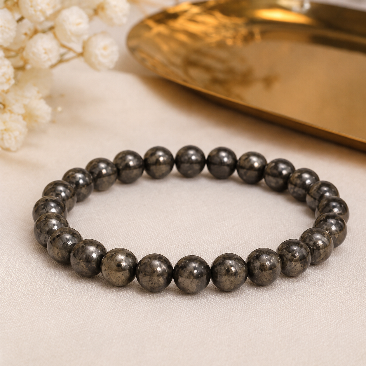 Diivine Pyrite Bracelet - Stone of Prosperity & Protection