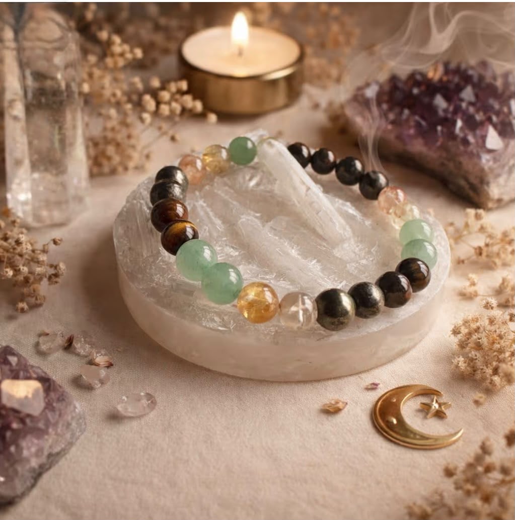 Natural Selenite Charging Plate for Crystal Cleansing & Recharging