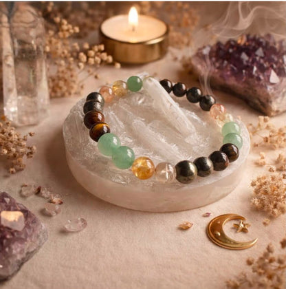 Natural Selenite Charging Plate for Crystal Cleansing & Recharging
