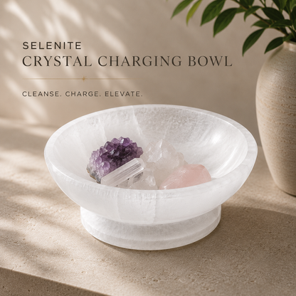 Diivine Selenite Crystal Charging Bowl