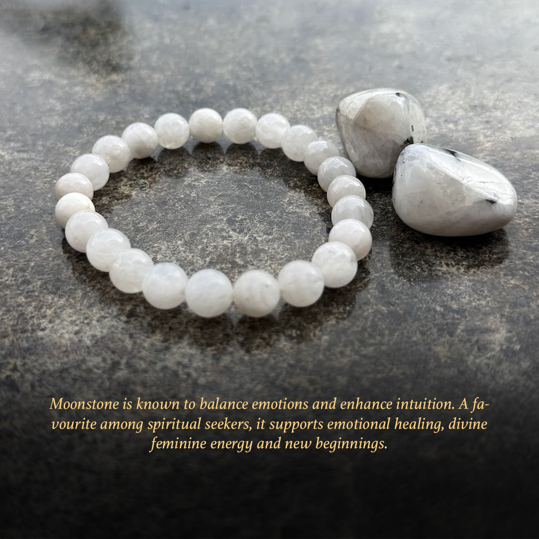 Diivine Moonstone – Intuition & Feminine Energy Stone