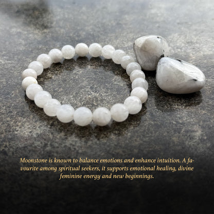 Diivine Moonstone – Intuition & Feminine Energy Stone
