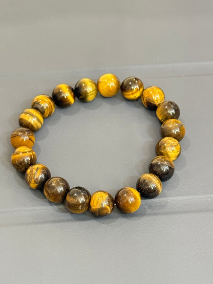 Diivine Tiger Eye Bracelet for Confidence, Protection & Success